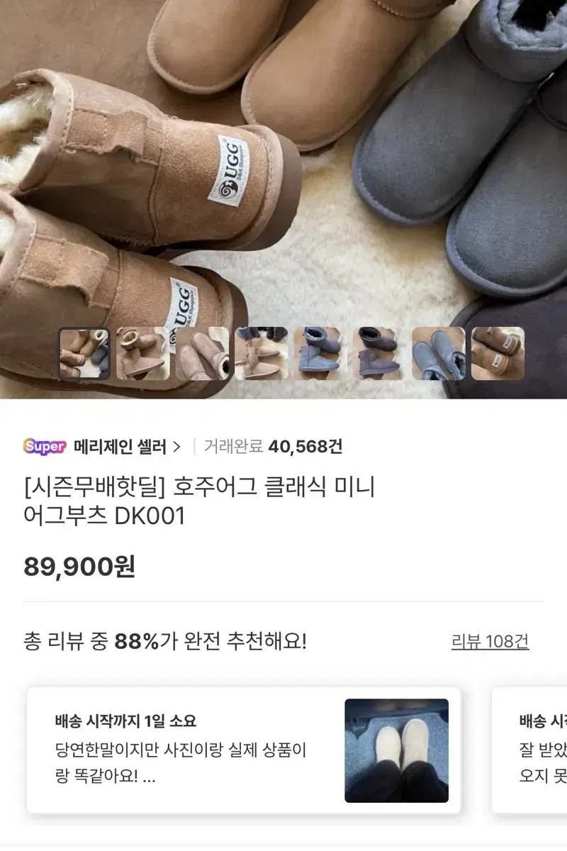 호주 UGG 250